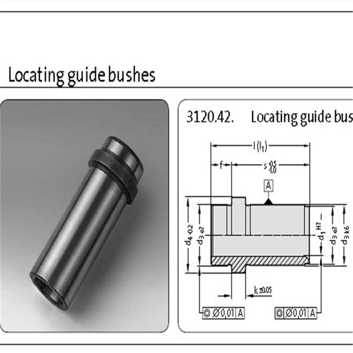 standard or custom locating guide bushing